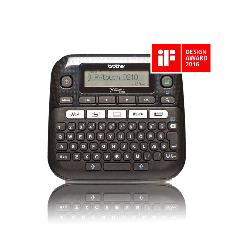 Brother PT-D210 stampante per etichette (CD) Trasferimento termico 180 x 180 DPI 20 mm s QWERTY