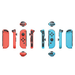 Nintendo Joy-Con Blu, Rosso Bluetooth Gamepad Analogico Digitale Nintendo Switch