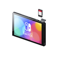 Nintendo Switch (modello Oled) Rosso neon Blu neon, schermo 7 pollici