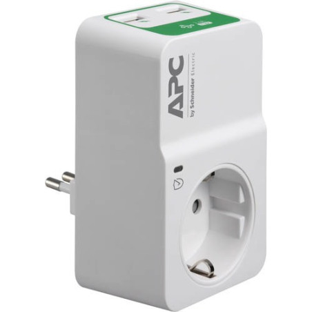 APC PM1WU2-IT protezione da sovraccarico Bianco 1 presa(e) AC 230 V