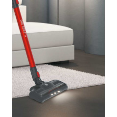 Hoover HF122GPT 011 Aspirapolvere elettrica Batteria Secco Ciclonico, Tessuto Senza sacchetto 0,9 L 170 W Titanio