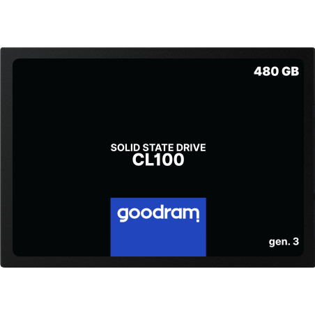 Goodram CL100 gen.3 480 GB 2.5" Serial ATA III 3D NAND