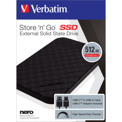 Verbatim SSD Portatile Store 'n' Go USB 3.2 GEN 1 512 GB