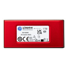 Kingston Technology 1TB SSD esterno XS1000 USB 3.2 Gen 2, Rosso