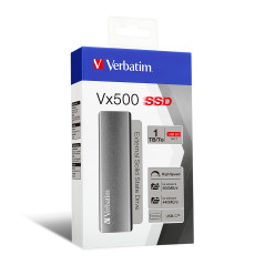 Verbatim Vx500 1 TB USB tipo-C 3.2 Gen 2 (3.1 Gen 2) Argento