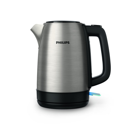 Philips Daily Collection HD9350/90 Bollitore in metallo, coperchio a molla, indic. lum.