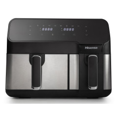 Hisense HAF2900D friggitrice Doppia 8,6 L Indipendente 1700 W Friggitrice ad aria calda Nero