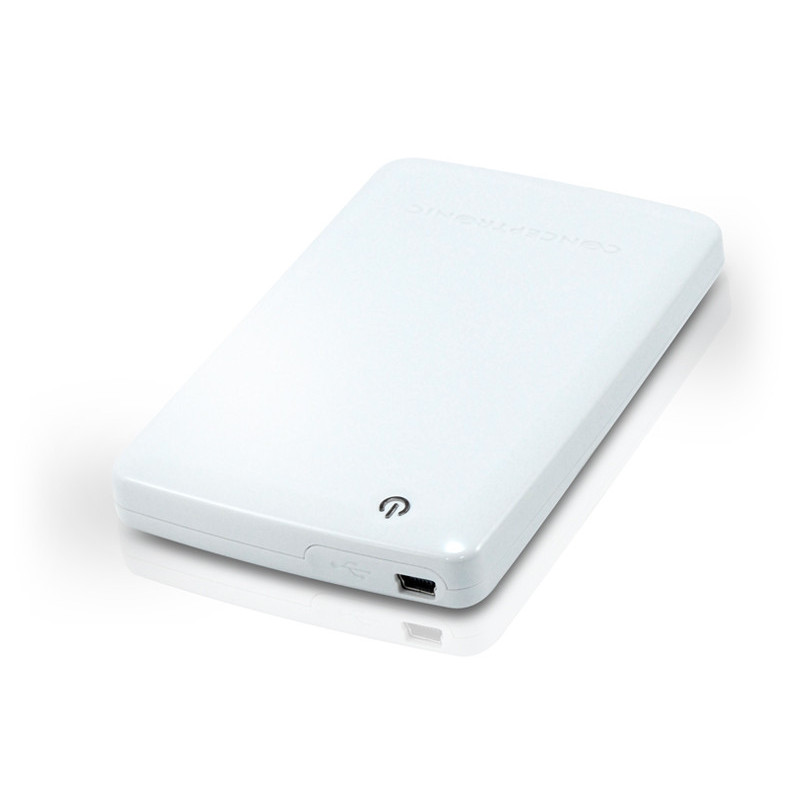 Conceptronic 2,5" Harddisk Box Mini White