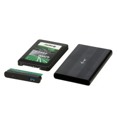 i-tec Advance MYSAFEU312 contenitore di unità di archiviazione Box esterno HDD SSD Nero 2.5"