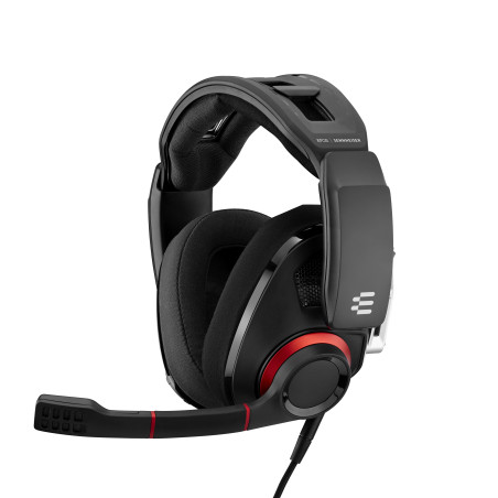 EPOS | SENNHEISER GSP 500 Auricolare Cablato A Padiglione Gaming Nero, Rosso