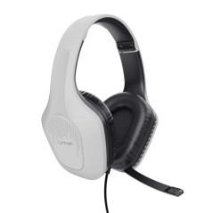 Trust GXT 415W Zirox Auricolare Cablato A Padiglione Gaming Bianco