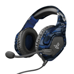 Trust GXT 488 Forze PS4 Auricolare Cablato A Padiglione Gaming Nero, Blu