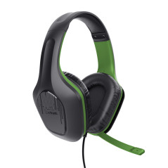 Trust GXT 415X ZIROX Auricolare Cablato A Padiglione Gaming Nero, Verde