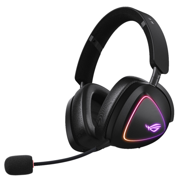 ASUS ROG DELTA II Auricolare Con cavo e senza cavo A Padiglione Gaming USB tipo-C Bluetooth Nero