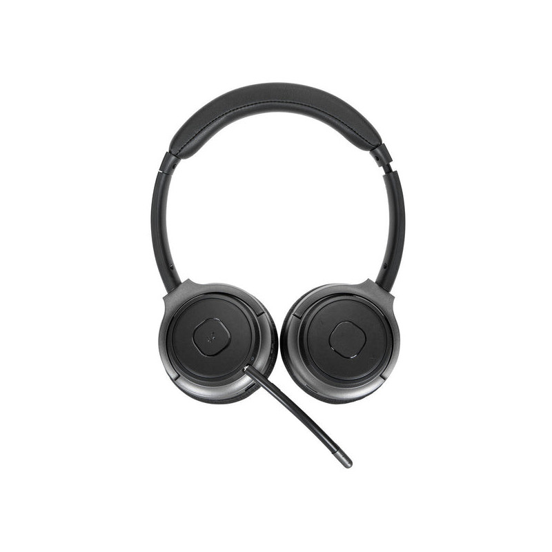 Targus AEH104GL cuffia e auricolare Con cavo e senza cavo A Padiglione Musica e Chiamate USB tipo-C Bluetooth Nero