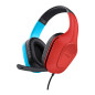 Trust GXT 416S Zirox Auricolare Cablato A Padiglione Gaming Nero, Ciano, Rosso