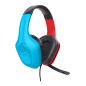 Trust GXT 416S Zirox Auricolare Cablato A Padiglione Gaming Nero, Ciano, Rosso