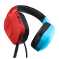 Trust GXT 416S Zirox Auricolare Cablato A Padiglione Gaming Nero, Ciano, Rosso