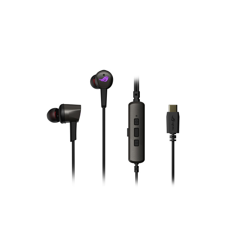 ASUS ROG CETRA II Cuffie Cablato In-ear Gaming USB tipo-C Nero