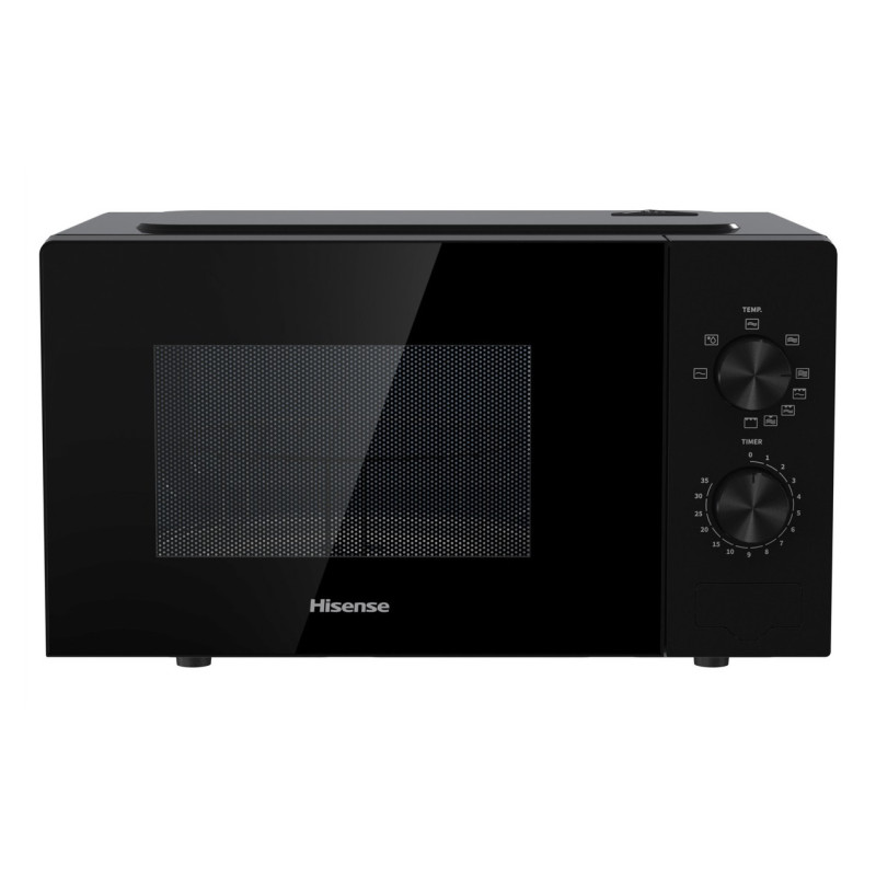 Hisense H20MOBP1G forno a microonde Nero Microonde con grill Superficie piana 20 L 700 W