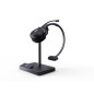 Yealink WH62 Mono Teams Auricolare Wireless A Padiglione Ufficio Micro-USB Base di ricarica Nero