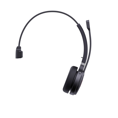 Yealink WH62 Mono Teams Auricolare Wireless A Padiglione Ufficio Micro-USB Base di ricarica Nero