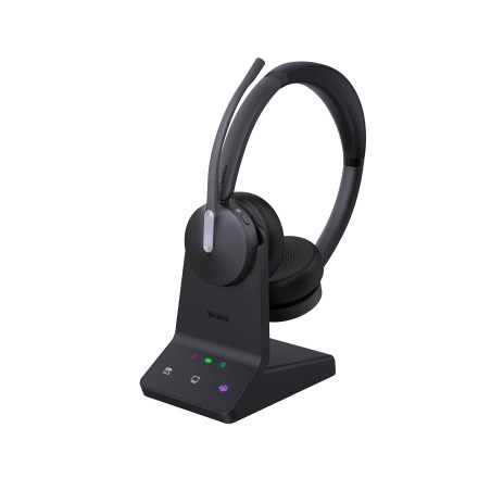 Yealink WH64 Dual Teams Auricolare Wireless A Padiglione Ufficio USB tipo-C Bluetooth Nero