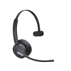 Yealink WH64 Mono Teams Auricolare Wireless A Padiglione Ufficio USB tipo-C Bluetooth Nero