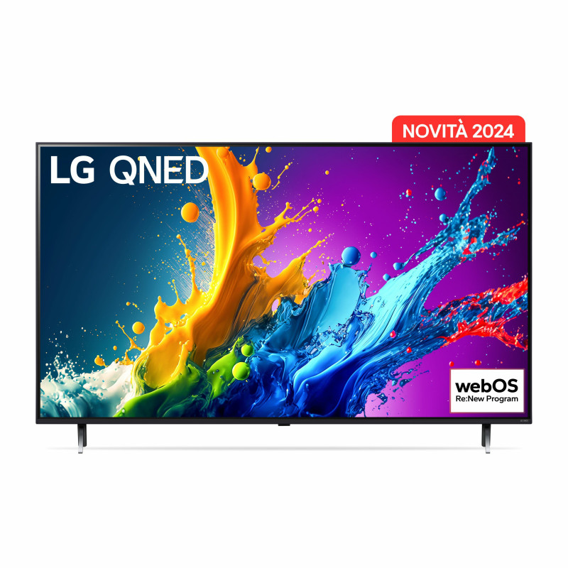 LG QNED AI 43'' Serie QNED80 43QNED80T6A, TV 4K, 3 HDMI, SMART TV 2024