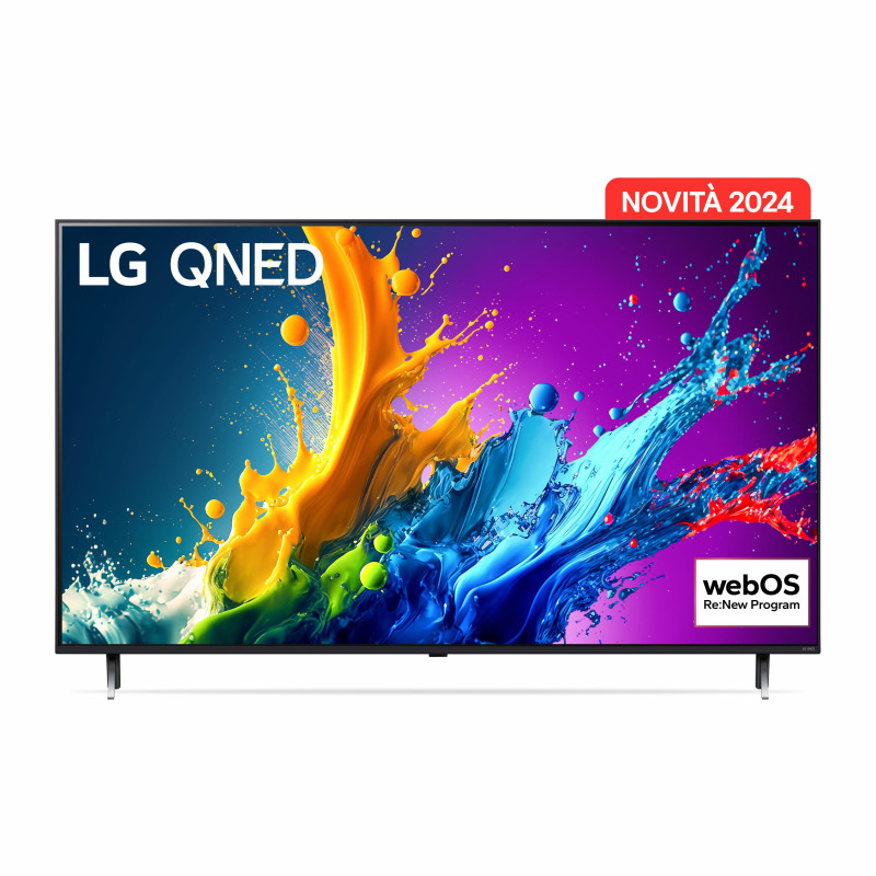 LG QNED AI 55'' Serie QNED80 55QNED80T6A, TV 4K, 3 HDMI, SMART TV 2024