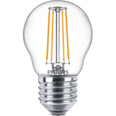 Philips Lampadina candela trasparente a filamento 40 W P45 E27