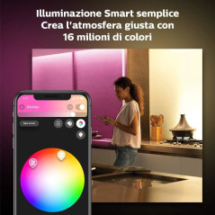 Philips Hue White and Color ambiance Lampadina Smart E14 25 W