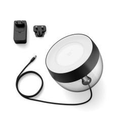 Philips Hue White and Color ambiance IRIS Lampada Smart da Tavolo Nera