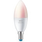 WiZ Lampadina Smart Dimmerabile Luce Bianca o Colorata Attacco E14 40W Candela