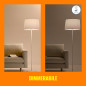 Philips Hue LED Lampadina Smart Dimmerabile Luce Bianca Calda Attacco E27 60W Goccia 2Pezzi