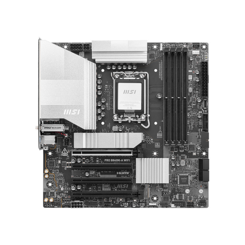 MSI PRO B860M-A WIFI scheda madre Intel B860 LGA 1851 (Socket V1) micro ATX