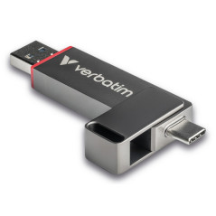 Verbatim Dual QuickStick unità flash USB 256 GB USB Type-A   USB Type-C 3.2 Gen 1 (3.1 Gen 1) Grigio