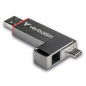 Verbatim Dual QuickStick unità flash USB 256 GB USB Type-A / USB Type-C 3.2 Gen 1 (3.1 Gen 1) Grigio