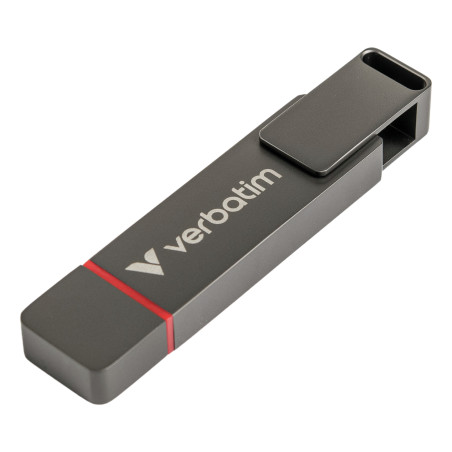 Verbatim Dual QuickStick unità flash USB 256 GB USB Type-A / USB Type-C 3.2 Gen 1 (3.1 Gen 1) Grigio