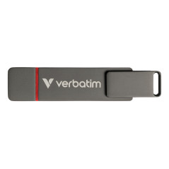 Verbatim Dual QuickStick unità flash USB 256 GB USB Type-A   USB Type-C 3.2 Gen 1 (3.1 Gen 1) Grigio