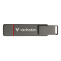 Verbatim Dual QuickStick unità flash USB 256 GB USB Type-A / USB Type-C 3.2 Gen 1 (3.1 Gen 1) Grigio