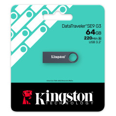 Kingston Technology DataTraveler 64GB SE9 G3 - Nichel scuro