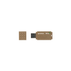 Goodram UME3 Eco Friendly unità flash USB 64 GB USB tipo A 3.2 Gen 1 (3.1 Gen 1) Marrone