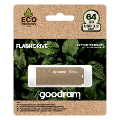 Goodram UME3 Eco Friendly unità flash USB 64 GB USB tipo A 3.2 Gen 1 (3.1 Gen 1) Marrone