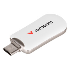 Verbatim 30229 unità flash USB 128 GB USB tipo-C 3.2 Gen 1 (3.1 Gen 1) Bianco