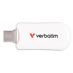 Verbatim 30228 unità flash USB 64 GB USB tipo-C 3.2 Gen 1 (3.1 Gen 1) Bianco