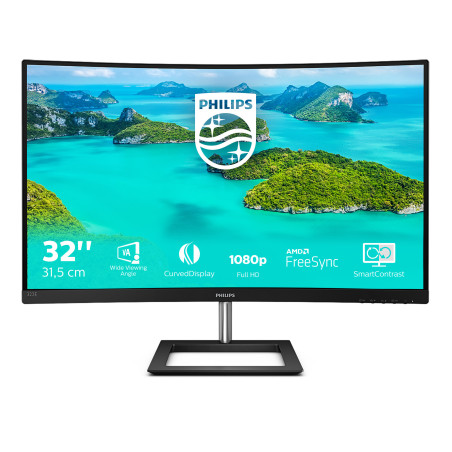 Philips E Line 322E1C/00 LED display 80 cm (31.5") 1920 x 1080 Pixel Full HD LCD Nero