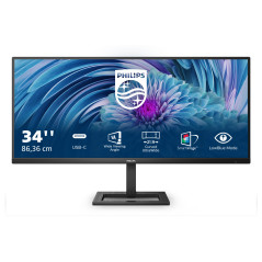 Philips E Line 346E2LAE 00 LED display 86,4 cm (34") 3440 x 1440 Pixel Wide Quad HD LCD Nero