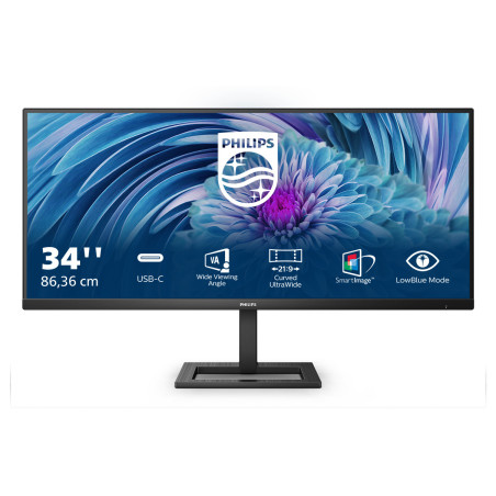 Philips E Line 346E2LAE/00 LED display 86,4 cm (34") 3440 x 1440 Pixel Wide Quad HD LCD Nero