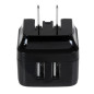 StarTech.com Caricabatterie da Muro a doppia porta x2 USB ad alta potenza ( 17W / 3.4 Amp ) con prese da viaggio